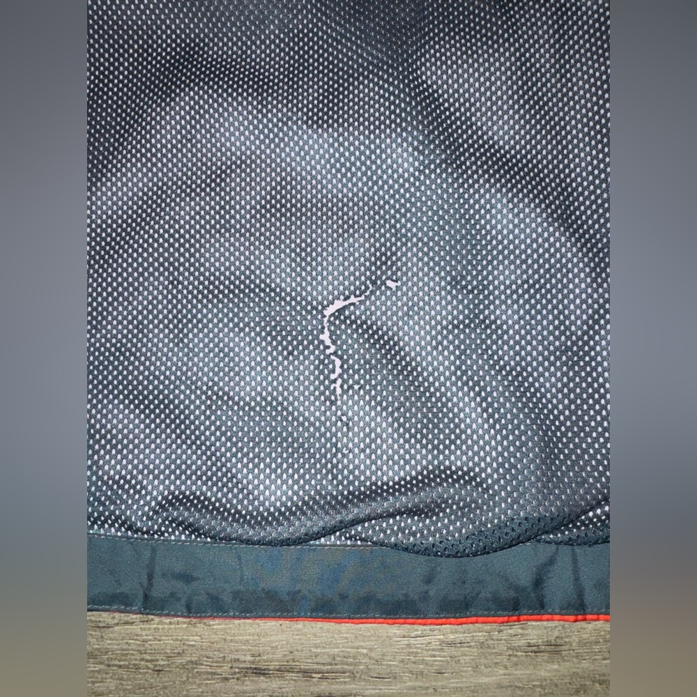Columbia Kids' Orange and Gray spring rain Jacket, size 10/12 - Picture 7 of 8